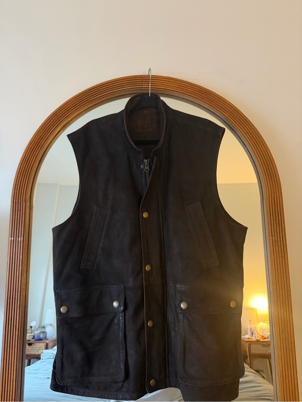 Orvis Munitions Leather Vest